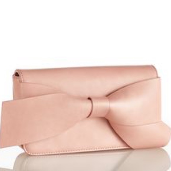 Cato Handbags - Blush Pink Clutch Purse with Bow